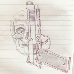 Ak 47gun Drawing, Mafia Sketch, Zaza Drawings, Bullet Drawing, Tattoo Printer, Badass Drawings, Skeleton Drawings, Prison Art