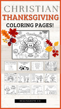 a thanksgiving coloring page with the words, christian thanksgiving coloring pages