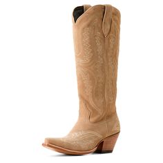 Gorgeous stitching, premium leather, and the knee height make our best-selling Casanova boot a showstopper wherever it goes. With the comfort you need for long nights boogying at country concerts and twirling on the dance floor, it'll turn heads whether you've paired it with cutoffs or your favorite summer dress. Casanova Western Boot | Product Features : 0 : ATS® technology provides ergonomic support on uneven terrain, 1 : Vegetable-tanned leather sole, 2 : Resoleable Goodyear leather welt cons Casanova Western Boot, Ariat Tall Boots Women's, Ariat Casanova Boots, Brown Cowboy Boots Women, Flame Resistant Clothing, Ariat Cowgirl Boots, Brown Cowgirl Boots, Knee High Western Boots, Brown Cowboy Boots