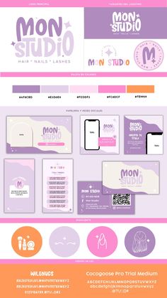 the website design for mom studio, which is designed to look like it's made out