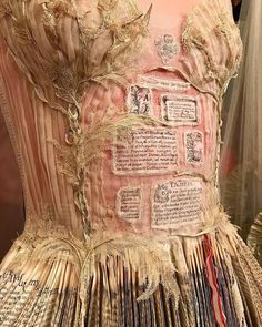 Rochelle Goyle, Book Dress, Art Dress, Unique Dresses, Inspired Dress, Stunning Dresses, Costume Design