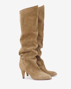 100% Suede Slim conical heels Heel height approx. 75mm/3 inches Pull on style Softly pointed toe Cotton Casual Pants, Jeans With Heels, Style Inspiration Fall, Dream Style, Isabel Marant Etoile, Trend Report, Stockholm Fashion, Classic Wardrobe, Fall Fits