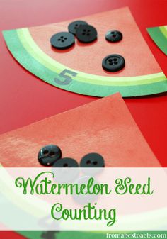 watermelon seed counting game for kids