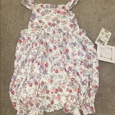 First Impressions Vintage Baby Girl Bubble Romper Floral Size 3-6 Months Nwt 90s Vintage Baby Girl Clothes, Baby Bunting, Vintage Baby Clothes, Newborn Onesies, Vintage Baby Girl, Red Bodysuit, Floral Bodysuit