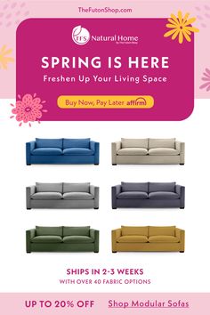 the furniture store flyer for spring is here freshen up your living space buy now