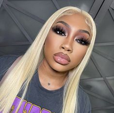 Affordable Lace Front Wigs, Hair Inches, Birthday Makeup Looks, Glitter Makeup Looks, Makeup For Black Skin, Dope Makeup, Favorite Makeup Products, Makeup Eye Looks, Makeup On Fleek