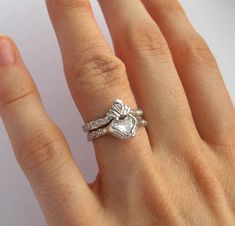 Claddagh, women's promise ring, men's promise ring Irish Engagement Rings Celtic Wedding Bands, Claddagh Engagement Ring Wedding Bands, Wedding And Engagement Ring Set, Claddagh Engagement Ring, Diamond Claddagh Ring, Claddagh Ring Wedding, Wedding And Engagement Ring, Irish Wedding Rings, Crown Engagement Ring