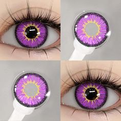 1pair Cosplay Color Contact Lenses for Eyes Yearly Purple Pupils Lens Pink Contact Lenses Halloween Beauty Eye Makeup Material: HEMA Certification: CE External Testing Certification: ce Item Type: Color Contact Lenses Model Number: MCK1 Package Quantity: TWO PIECES Contact Lenses Type: Yearly Disposable Diameter (mm): 14-14.5mm Thickness(mm): 0.04-0.06 mm Color contact lens type: Circle Color Lenses Diopters: Non prescription lenses Life Span: Yearly Disposable Contacts Lenses Expiration time1: Pink Contact Lenses, Contact Lenses Halloween, Beauty Eye Makeup, Anime Purple, Makeup Materials, Contacts Lenses, Purple Lenses, Halloween Contact Lenses, Halloween Beauty