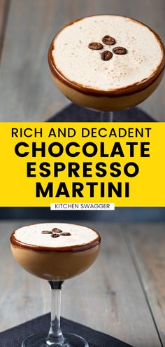 Expresso Martinis Easy, Cocktail Chocolate, Kitchen Swagger, Classic Tequila Cocktails, Classic Vodka Cocktails, Instant Espresso