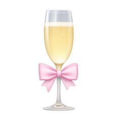 Champagne glass with baby pink bow on stem emoji | AI Emoji Generator Skincare Emoji, Cute Emoji Iphone, Custom Iphone Emojis, Ios18 Emoji Stickers, Iphone Emoji Icons, Cute Ios Emoji, Stickers Imessage, Pink Emojis, Emojis Aesthetic