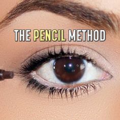 Smitha Deepak - How to apply pencil eyeliner! ❤️ Simple Eyeliner With Pencil, How To Pencil Eyeliner, Easy Pencil Eyeliner, Easy Eyeliner Tutorial Pencil, How To Put On Pencil Eyeliner, How To Apply Eyeliner Pencil, How To Do Pencil Eyeliner, How To Use Eyeliner Pencil, How To Use White Eyeliner