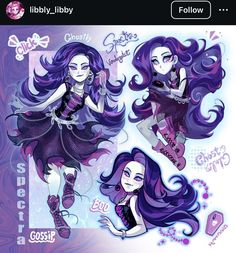 Spectra Monster High, Monster High Mermaid, Mh Fanart, Monster High Fanart, Spectra Vondergeist, Frankenstein Art, Monster High Stuff