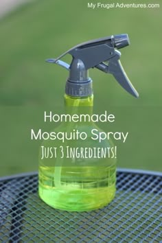 Diy Mosquito Repellent, Mosquito Spray, Bug Repellent, Bug Spray, Cleaners Homemade, Homemade Remedies, Insect Repellent