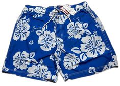 Blue Hawaiian Style Bottoms For Summer, Blue Hawaiian Summer Bottoms, Hawaiian Style Blue Bottoms For Summer, Hawaiian Style Blue Summer Bottoms, Casual Blue Printed Swimwear, Blue Hawaiian Swimwear For Spring, Hawaiian Blue Swimwear For Spring, Spring Hawaiian Blue Swimwear, Swimsuit With Shorts