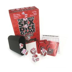 It's a little like Naughty Yahtzee, but much sexier. The Best Sex Dice Game Ever features five dice with six illustrated sides. Players touch, lick, love, and kiss their way to victory. Couple Activities, Cute Date, Adult Party Games, Couple Games, Game Lovers, Dice Games, Date Night Ideas, Adult Games, Life Is Strange