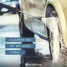 a yellow car is being washed with a sponge and the words clean me off my suns, lord