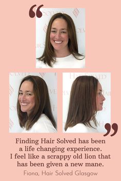 Happy female client after she had the enhancer system fitted Hair Fall Solution, Women Helping Women, Hair A, Fall Hair, New Hair, Life Changes, The Uk, Hair