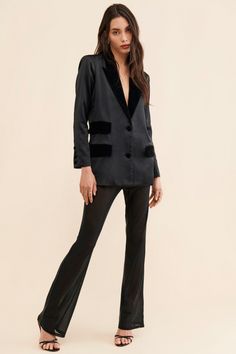 Rent Flava Tuxedo Jacket from Nuuly. Pick 6 items for $98/month. Free shipping + returns. Fall Party Outerwear With Suit Collar, Fall Evening Single-breasted Outerwear, Chic Notch Lapel Outerwear For Night Out, Lapel Collar Outerwear For Fall Evening, Evening Outerwear With Lapel Collar For Fall, Chic Evening Outerwear With Lapel Collar, Winter Outerwear With Suit Collar For Night Out, Winter Outerwear For Night Out With Suit Collar, Party Outerwear With Suit Collar And Pockets