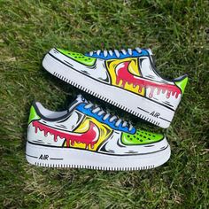 Turn Heads Everywhere You Go with the Cartoon Doodle Custom Air Force 1. Featuring bold cartoon doodles, these edgy shoes will have you expressing yourself with style. Strut around town with confidence and show off your daring personality! 🤩 🔥 100% genuine, Brand New.👟 Custom sneakers.💫 Every pair is hand-made to order.✨ Best quality waterproof and scratch-proof paints used.✨ 1000+ satisfied customers across various platforms. 🌎Free worldwide shipping,shipping within 5-12 working days🎁 Tre Air Force 1 Cartoon, Cartoon Doodles, Edgy Shoes, Drip Design, Cartoon Doodle, Air Force 1 Custom, Custom Air Force 1, The Cartoon, Custom Sneakers