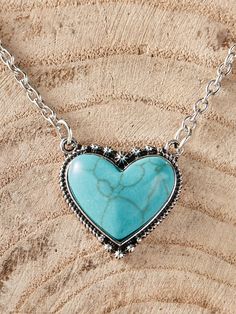 An exclusive offer for you——Affordable prices at Zolucky store, SPU: 2942NEAH30DB, Color: Silver, Type:Pendant Necklaces, Style:West Style. Native American Jewellery, Expensive Jewelry Luxury, Turquoise Heart, Native American Turquoise, Sweater Chain, Expensive Jewelry, Valentines Necklace, Sterling Silver Dangle Earrings, Women's Jewelry And Accessories