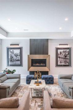 #fireplace #linearfireplace #livingroomideas #fireplaceideas #interiordesign #livingroomonabudget #pinterest Living Room On A Budget