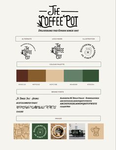 Coffee shop brand guide brand identity Coffee Brand Mood Board, Branding Package Template, Brand Package Template, Graphic Design Package Pricing, Brand Research Board, Branding Packages Pricing, Branding Board Inspiration, Coffee Shop Logo Design Brand Identity, Coffee Shop Brand Identity