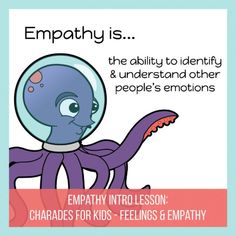 an octopus with the caption'empathty is'in front of it