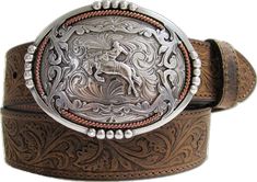 Western Gold Belt With Concho, Gold Western Belt With Concho, Western Style Engraved Belt For Ranch, Western Style Engraved Belts For Rodeo, Western Engraved Belts For Rodeo, Engraved Western Belt For Ranch, Engraved Western Belt Buckles For Western-themed Events, Engraved Western Belt Buckles For Rodeo, Silver Hand Tooled Adjustable Belt Buckles