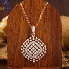 Welcome to our listing for a stunning Diamond Pendant that will leave you truly mesmerized!  We are blessed with 5000+ satisfied customer with great response. Pendant & Earring-14 ✥ 𝐌𝐚𝐢𝐧 𝐒𝐭𝐨𝐧𝐞 𝐃𝐞𝐭𝐚𝐢𝐥𝐬 PENDANT :- ↣ Shape : Round Cut ↣ Type: CVD/HPHT ↣ Weight- 1.10 TDW- 106 Diamond  (0.018 Round EF VS - 16 Diamond)  (0.005 Round EF VS - 44 Diamond)  (0.012 Round EF VS - 46 Diamond)  EARRING :- ↣ Shape : Round Cut ↣ Type: CVD/HPHT ↣ Weight- 0.44 TDW- 58 Diamond   (0.012 Round EF VS - 18 Diamond)  (0.005 Round EF VS -32 Diamond)  (0.006 Round EF VS -8 Diamond) ↣ Gold Weight (Rose Gold) : 10 K -9.40 gm 14 K -9.55 gm 18 K -9.70 gm With Chain ✥ Pendant Details: ↣ Metal Purity: Solid Gold (10KT, 14KT, 18KT) ↣ Metal Tone: Yellow, White, Rose ↣ Stamp/Hallmark: Yes Comes in jewelry bo Elegant Rose Gold Jewelry With Diamond Markers, Rose Gold Jewelry With Diamond Markers As Gift, Rose Gold Jewelry With Diamond Markers For Gift, Rose Gold Pendant Set, Gold Pendant Set, Pendant And Earring Set, Custom Pendant, Diamond Necklace Designs, Present For Her