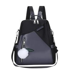 Ladies Fashion Pendant Casual Backpack Retro Style Solid Color Waterproof Large Capacity Backpack Features: The bag is in workmanship. The elegant design can show your beautiful temperament. More humanized design for you. It is very suitable for Wedding , party, ball, daily casual wearing, travel, office occasion. Great present for your friend,your family or yourself. Great present for your friend,your family or yourself. There is a little smell from the new bag normally, it'll be dispersed through air.There may be slight creases in transportation,but don't worry ,it returns back to normal after using for a while,and does not affect the appearance and use, please assured to . Product Description: Gender: Women/Men Material:Oxford cloth Style type: Shoulder Bag,Backpack Closed way:zipper St One Shoulder Backpack, Leather Backpack Purse, Vintage Shoulder Bag, Travel Storage Bag, Outdoor Bag, Shoulder Backpack, Classic Backpack, Backpack Bag, Mua Sắm