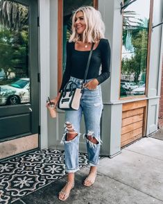 Mode Prints, Mom Jeans Outfit, French Street, Bohol, Outfit Jeans, Fashion Fall, 가을 패션, Outfits Casual, Mode Inspiration