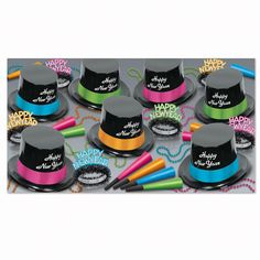 Beistle Neon Legacy New Year's Eve Party Kit for 50 People Neon Printing, New Year's Eve Celebrations, Party Kits, Glow Kit, New Year Party, Tea Party Birthday, Neon Glow, Glow Sticks, Party Kit