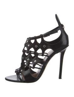 Alaïa Leather SandalsBlackStudded AccentsWrap-Around Straps & Buckle Closure at AnklesIncludes Dust BagUnfortunately, due to restrictions, this item may not be eligible for shipping in all areas. Men Earrings, Flat Sneakers, Louboutin Shoes, Chanel Shoes, Bag Handle, Gladiator Sandals, Christian Louboutin Shoes, Handbags On Sale, Sneakers For Sale