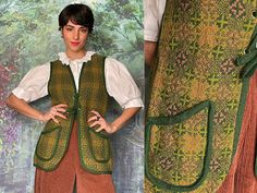 * Follow our journey on Instagram @anthophile_vintage or visit our website anthophilevintage.com (10% off on your first order) *  Vintage wool green vest made in North Wales. Can be styled with a ruffle white blouse for a more romantic look. Fits size Medium. - Condition: Excellent - 100% wool - One-sided measurements: bust: 46cm, shoulders: 34cm, length: 70cm - Wash at or below 30oC - Made in Barmouth, N. Wales Retro Green Sweater Vest For Winter, Vintage Sleeveless Sweater Vest For Fall, Fitted Green Sweater Vest For Fall, Retro Green Spring Vest, Vintage Green Vest For Fall, Green Vintage Vest For Fall, Vintage Green Vest For Spring, White Ruffle Blouse, Green Vest