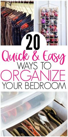 an organized closet filled with shoes and other things to organize for the bedroom or dorm room