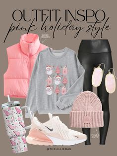 Pink holiday style!💕 Gifts for her. Gift guide. Christmas Outfit. Holiday Outfit. Sneakers. Follow my shop @thelilliebag on the @shop.LTK app to shop this post and get my exclusive app-only content! #liketkit #LTKstyletip #LTKGiftGuide #LTKfindsunder100 @shop.ltk https://liketk.it/4q0NP Gift Guide Christmas, Holiday Outfit Inspo, Outfit Sneakers, Winter Crops, Outfit Holiday, Pink Holiday, Womens Winter, Holiday Outfit, Holiday Style