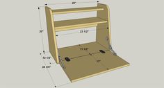 the plans for an easy diy bookcase are shown with measurements and measurements to make it