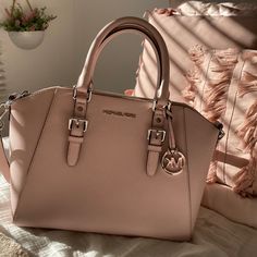 Reposhing This Item I Purchased From @Mckenaelizabeth. Loved It, But Ready To Rotate For Something New. Questions? Leave A Comment Below! Michael Kors Tote Bags, Bags Michael Kors, Leather Satchel, Something New, Satchel, Michael Kors, Bag Lady, Handbags, Leather