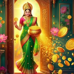 Lord Lakshmi Images, Laxmi Goddess Wallpapers, Asian Paints Royale, Laxmi Goddess, Lakshmi Maa, Navratri Devi Images, Navratri Devi, Laxmi Maa, Lakshmi Photos