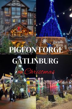 Pigeon Forge and Gatlinburg during christmas holiday Pigeon Forge Christmas, Christmas Tennessee