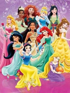 the disney princesses wallpaper is shown in this screenshote screen shot from an iphone