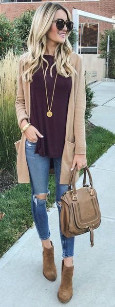 14 casual fall outfits that you can wear all day Online Outfits, Street Style Fall Outfits, Trendy Fall Outfits, Elsa Hosk, Womens Clothes, Ținută Casual, Fall Street Style, 가을 패션