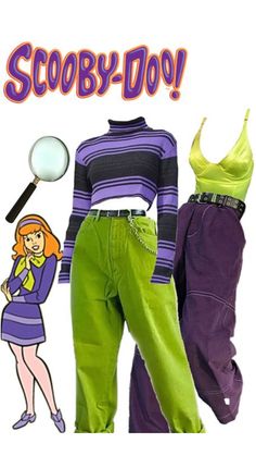 Daphne Outfit, Purple Striped Sweater, Sweater Png, Daphne Costume, Movie Inspired Outfits, Cosplay Kawaii, Character Inspired Outfits, Disney Bound Outfits