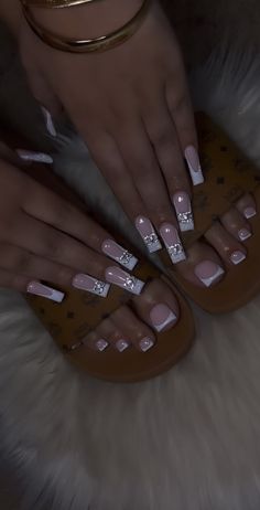 Nails And Toes, Nails Toes, Set Nails, Acrylic Toes, Acrylic Toe Nails, Girl Nails, Drip Nails, Nails Today, Colored Acrylic Nails