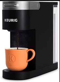 Keurig K-Slim Single Serve K-Cup Pod Coffee Maker, Multistream Technology, 3 Brew Sizes, Slim and Sleek Design, 46oz Removable Reservoir, Black#amazon Keurig Coffee Maker, Slim Coffee, Pod Coffee Makers, Reusable Coffee Filter, Keurig Coffee Makers, Keurig Coffee, Best Coffee Maker, Amazon Coffee, Single Serve Coffee Makers