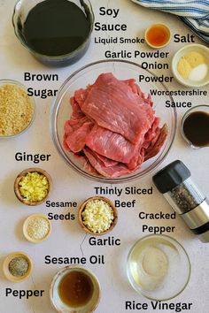 the ingredients to make this dish include meat, spices and seasonings