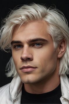 Exploring 33 Diverse White Hair Color for Men Ideas Across Silver and Ash Tones