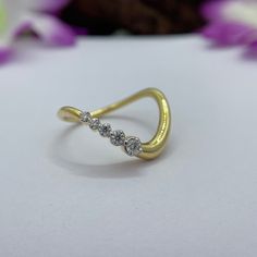 Enjoy our Easter day sale! Save up to 15% on all products buy Stunning Jewelry from One Soul Jewellery Gift for Mother / Gift for Sister / Gift for Wife / Gift for Fiancee / Gift your Girlfriend / Gift for Daughter. Do contact your for your Customized Jewelry ❤️️ * Center Stone Details: - ↣Stone- Moissanite ↣Shape - Round ↣Weight- 0.30 CTW ↣Color- Colorless ↣Clarity- VVS ↣Cut- Brilliant ↣ Shank Width - 1.5mm - 3.5mm approx. ↣Making Process - Handmade by Skilled Craftsmen. Note- All the Product h Elegant Design Diamond Ring Fine Jewelry, Elegant Diamond Ring Fine Jewelry, White Gold Diamond Ring With Elegant Design, Yellow Gold Open Band With Brilliant Cut, Yellow Gold Open Band With Brilliant Cut For Wedding, Elegant Fine Jewelry Diamond Ring For Anniversary, Elegant Diamond Rings For Promise, Elegant White Gold Ring, Gold Brilliant Cut Open Band Wedding Ring