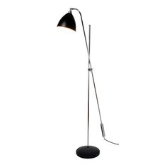 Task Overreach Floor Light by Original BTC - Vertigo Home Floor Light, Black Floor Lamp, Task Lighting, Luxury Lighting, Light Bulb Types, Apartment Inspiration, Chaise Bar, Interior Projects, Floor Lamp Lighting