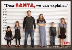 an advertisement for the movie dear santa, we can explain with people standing in front of a jail cell